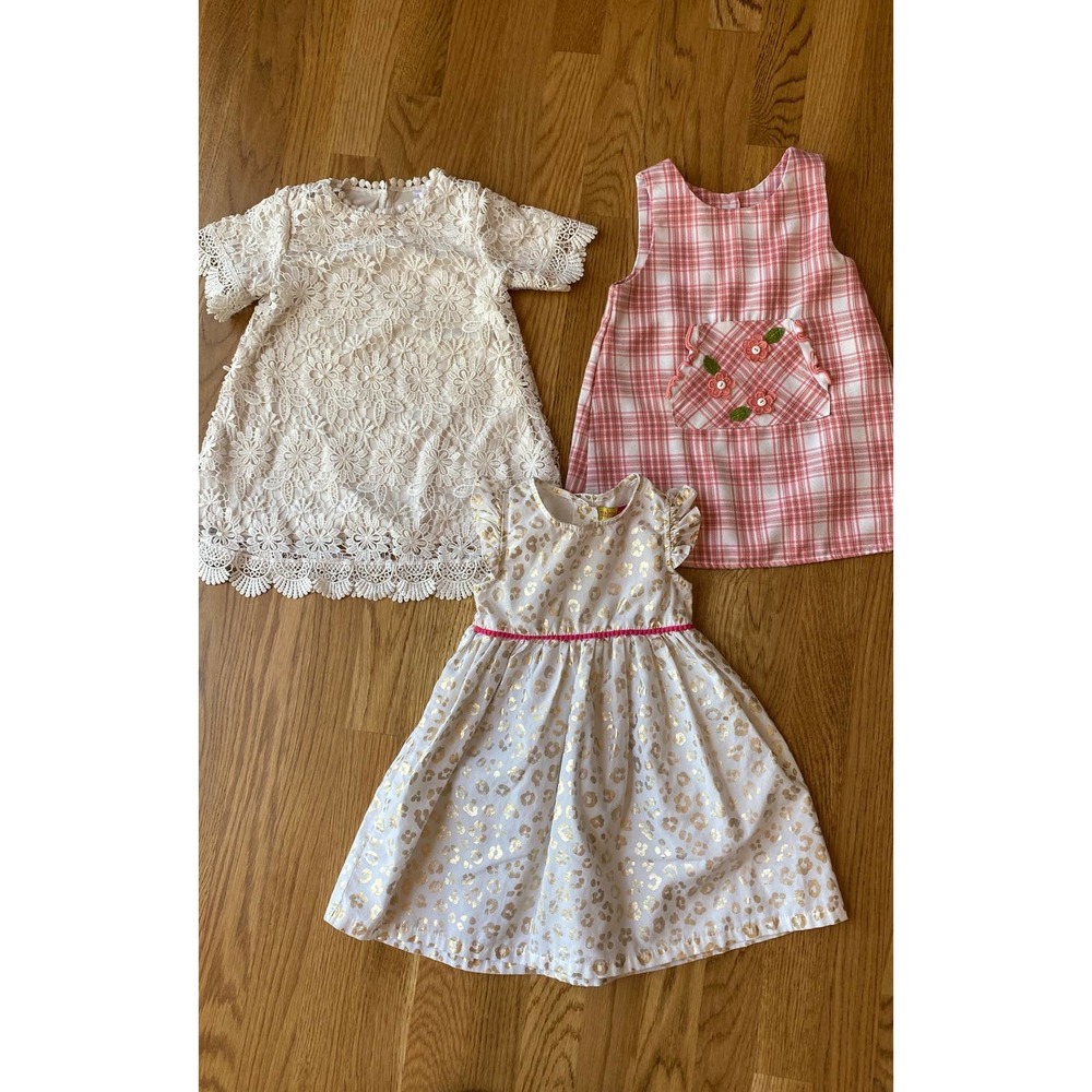 2T Toddler Dress Bundle 3 DRESSES